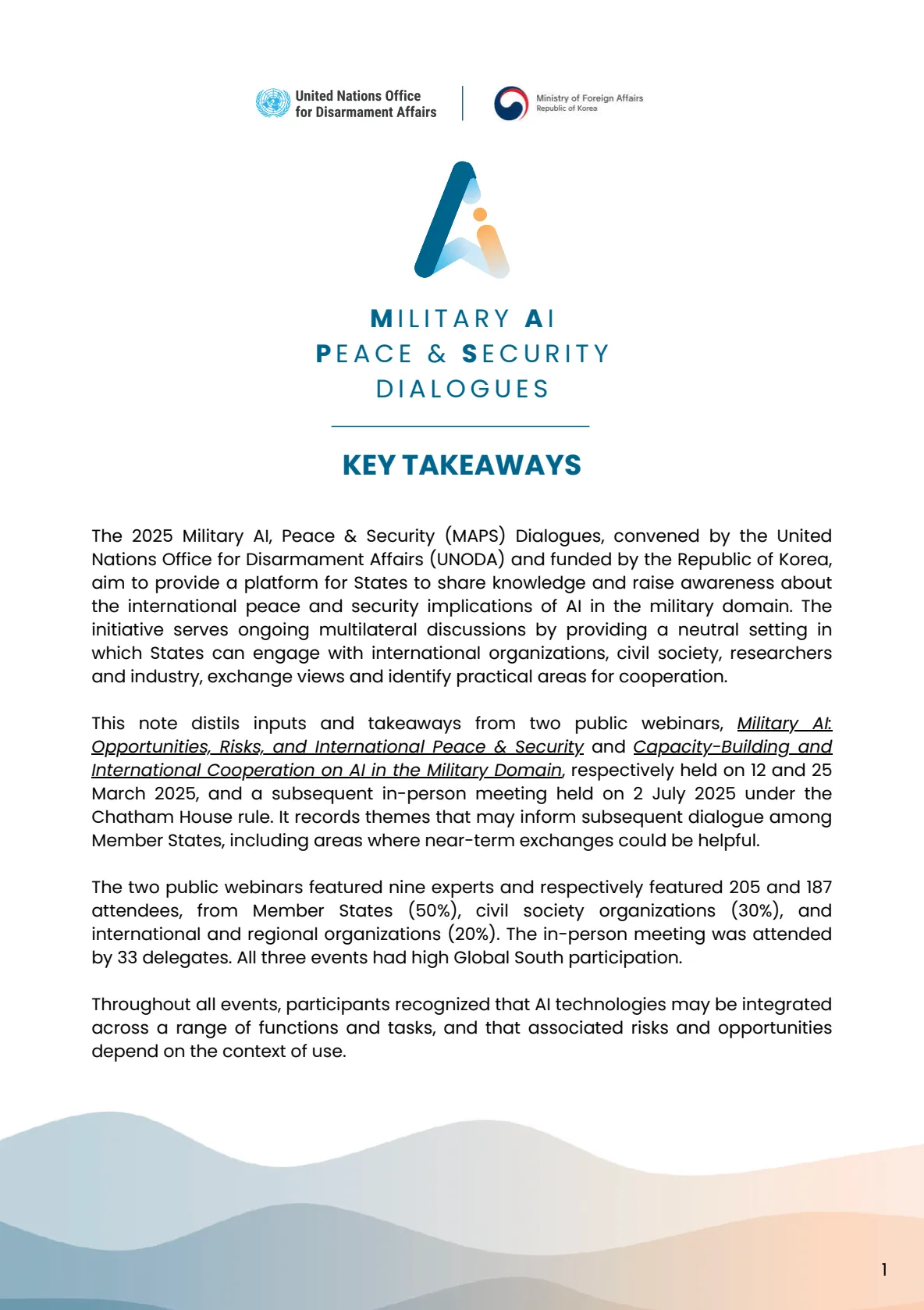 Key Takeaways report cover